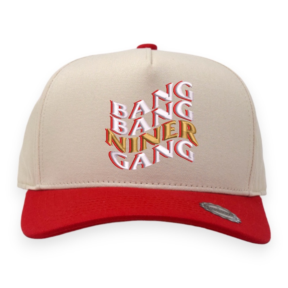 Bang Bang Niner Gang 2-Tone 5 Panel Embroidered SnapBack Hat